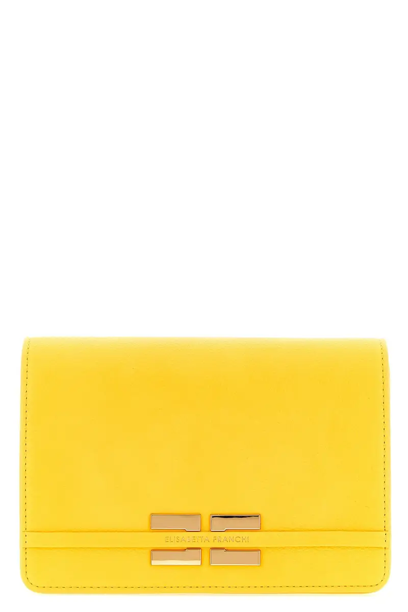 ELISABETTA FRANCHI Tracolla Logo Giallo
