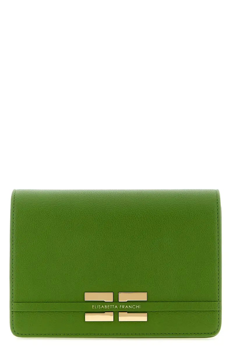 ELISABETTA FRANCHI Tracolla Logo Verde