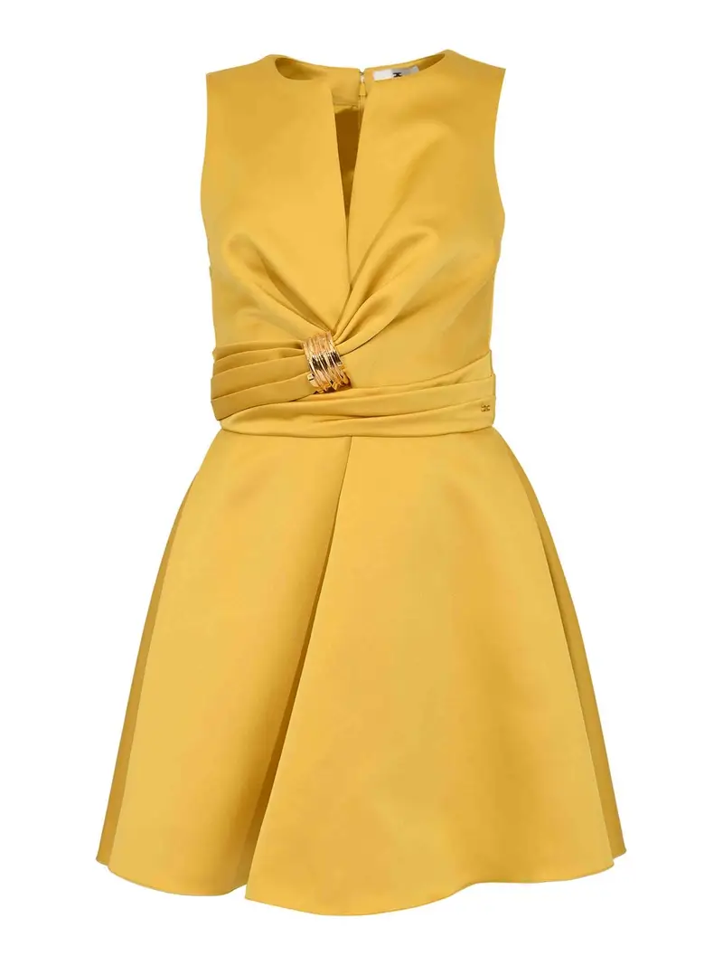 Elisabetta Franchi Vestito Giallo Chiaro
