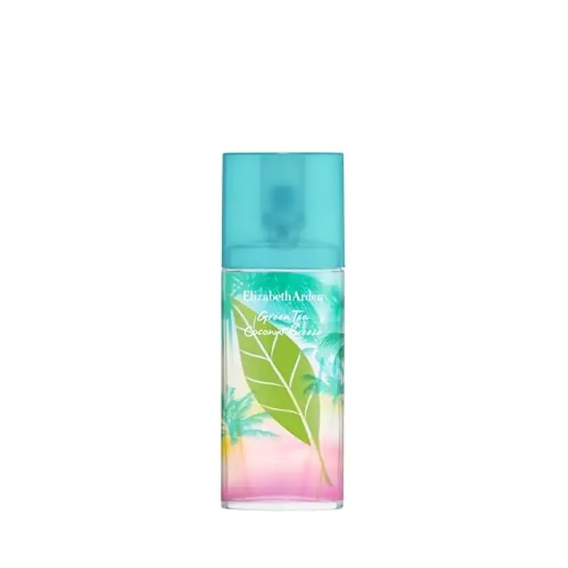 Elizabeth Arden Green Tea Coconut Breeze Eau de Toilette, Fragranza al Cocco, Risveglia i Sensi, Vibrante ed Energizzante - 50ml