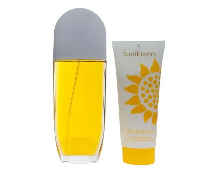 Set Elizabeth Arden lozione profumata per il corpo giorno e notte ai girasoli 100 ml + eau de toilette Sunflowers da donna 100 ml