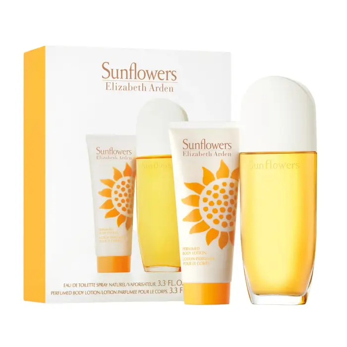 Elizabeth arden Set di girasoli lozione profumata per il corpo giorno e notte ai girasoli 100 ml + eau de toilette Sunflowers da donna 100