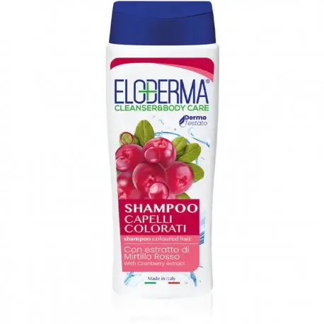 Eloderma Shampoo Capelli Colorati Con Estratto Di Mirtillo Rosso 75 Ml