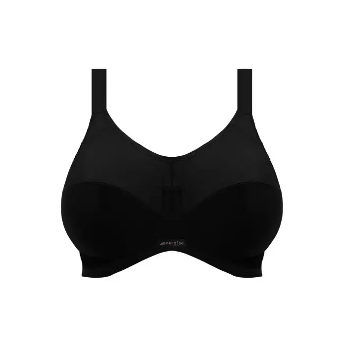 Elomi Reggiseno sportivo con ferretto Energise Noir