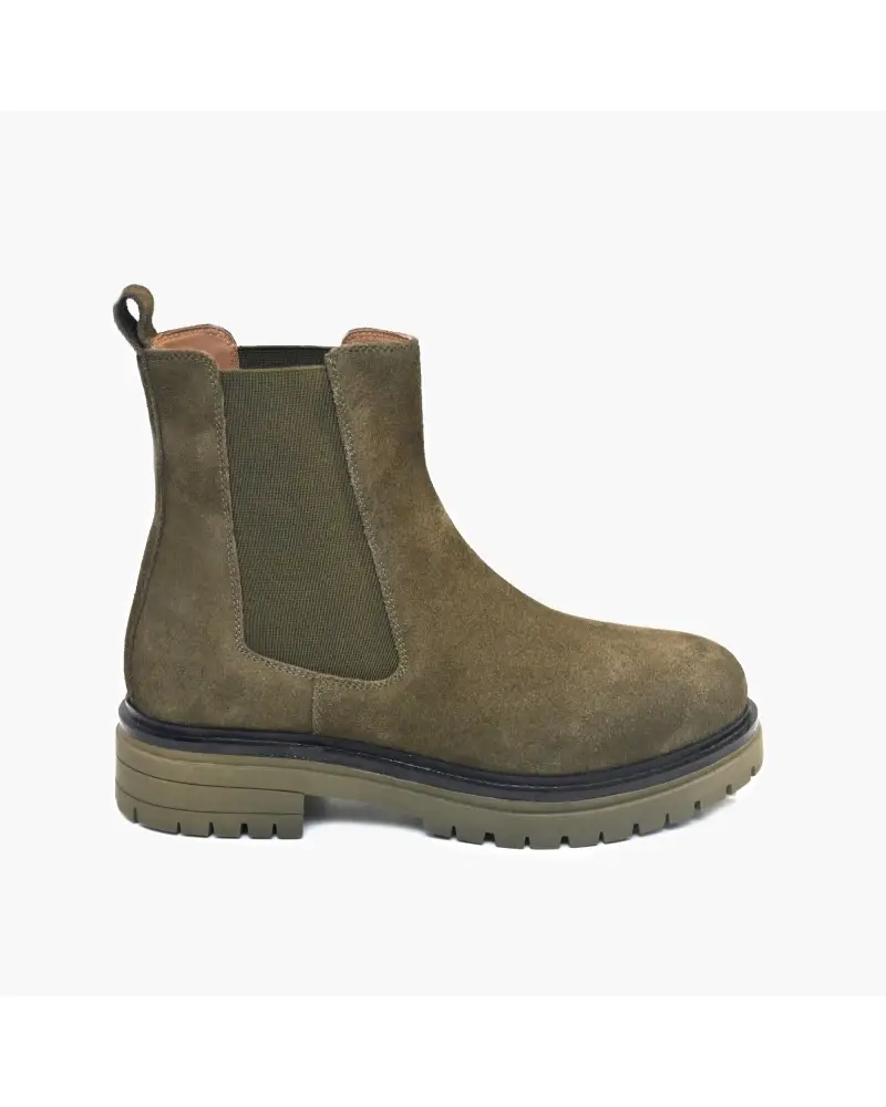EMANUELLE VEE beatles donna indira scamosciato militare 808-13 VERDE