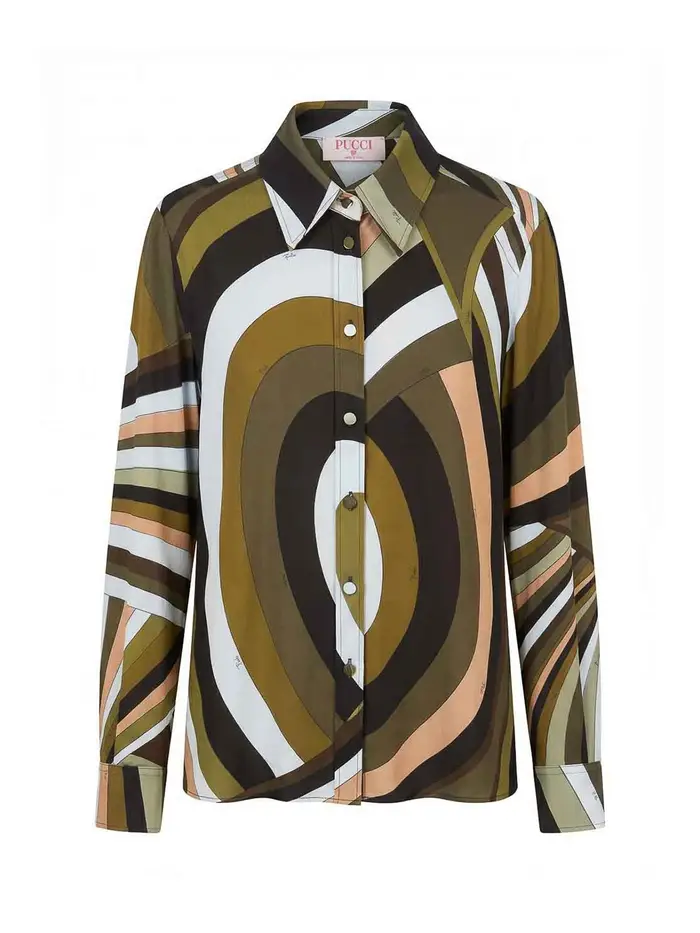 Emilio Pucci Camicia Blu