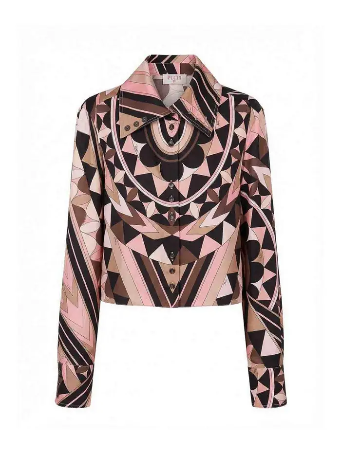 Emilio Pucci Camicia Color Carne E Neutri