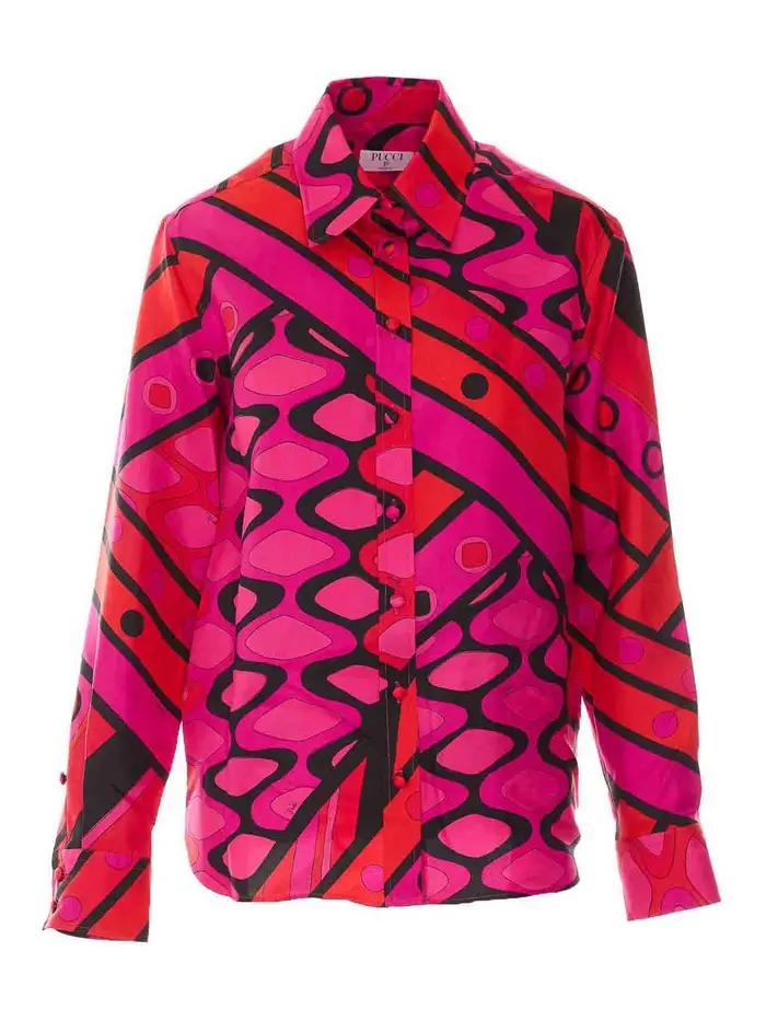 Emilio Pucci Camicia stampa Vivara Multicolore