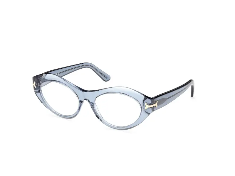 EMILIO PUCCI Donna EP5269 090 Montature da vista Acetato Blu Cat Eye Normale