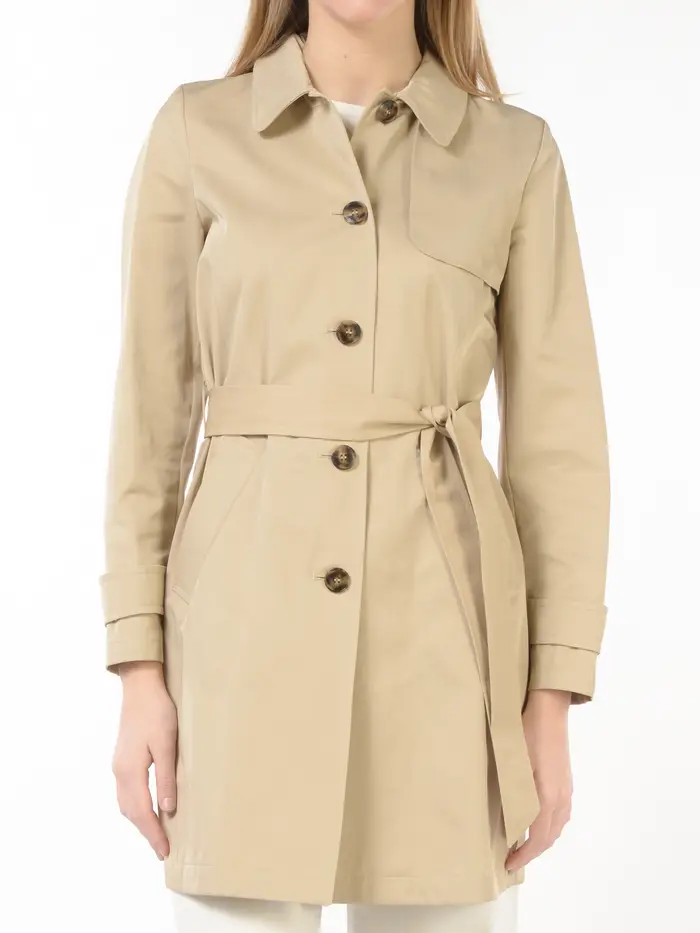 EMME BY MARELLA impermeabile da donna trench con cintura BEIGE