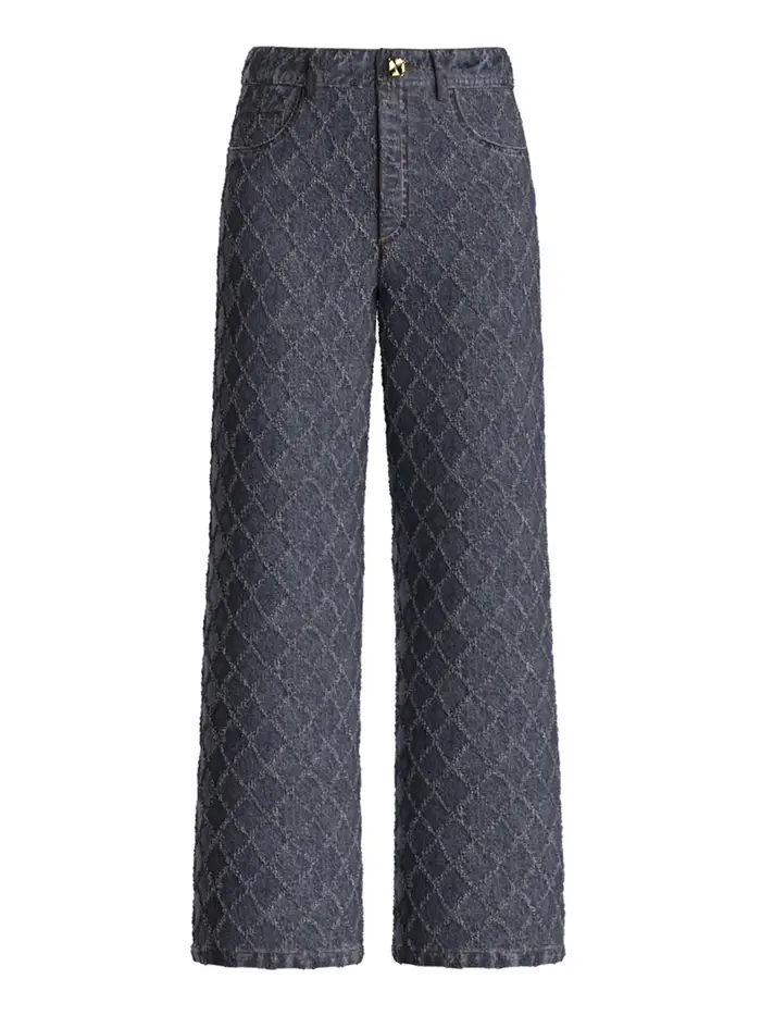 jeans straight emme marella da donna - denim