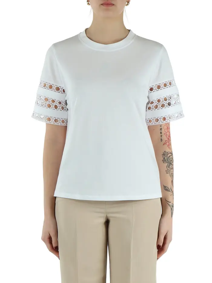 t-shirt emme marella da donna - bianco