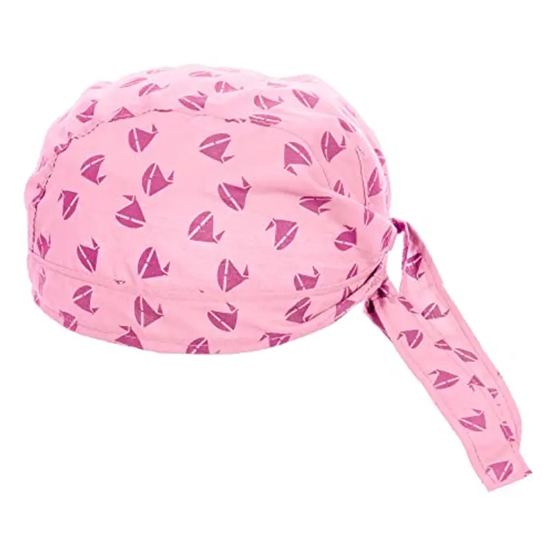 EMMEBi bandana bambino neonato cotone estivo (Vela Rosa)