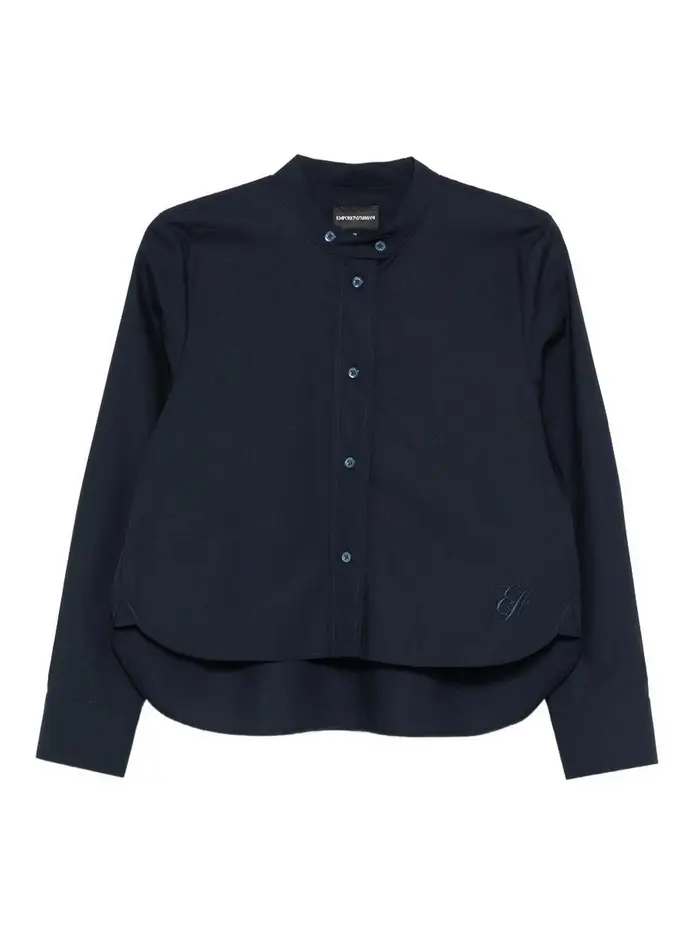Emporio Armani Camicia in cotone Blu