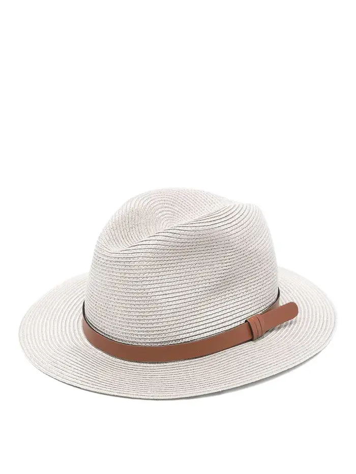 Cappello Fedora Grigio Chiaro