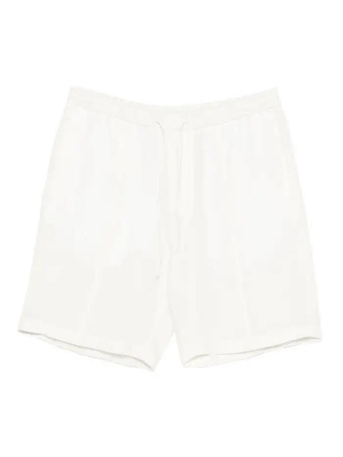 Emporio Armani Pantaloncini di lino Bianco