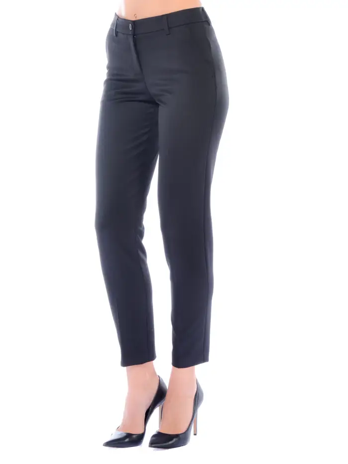 pantalone donna Emporio Armani con tasche oblique NERO