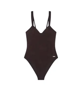 Emporio Armani per donna EW003279_AF20241 Costume da bagno marrone Monstera, Beachwear, Poliestere