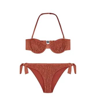 Emporio Armani per donna EW003283_AF23750 Bikini marrone da fumo, Beachwear, Poliestere