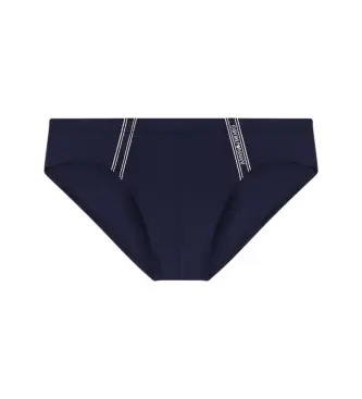 Emporio Armani per uomo EM000570_AF20426 Costume da bagno blu navy e cipria, Beachwear, Nylon