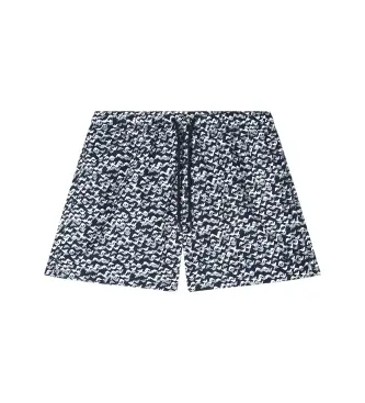 Emporio Armani per uomo EM000583_AF20440 Costume da bagno intero a tema marino, Beachwear, Poliestere, Navy Blu