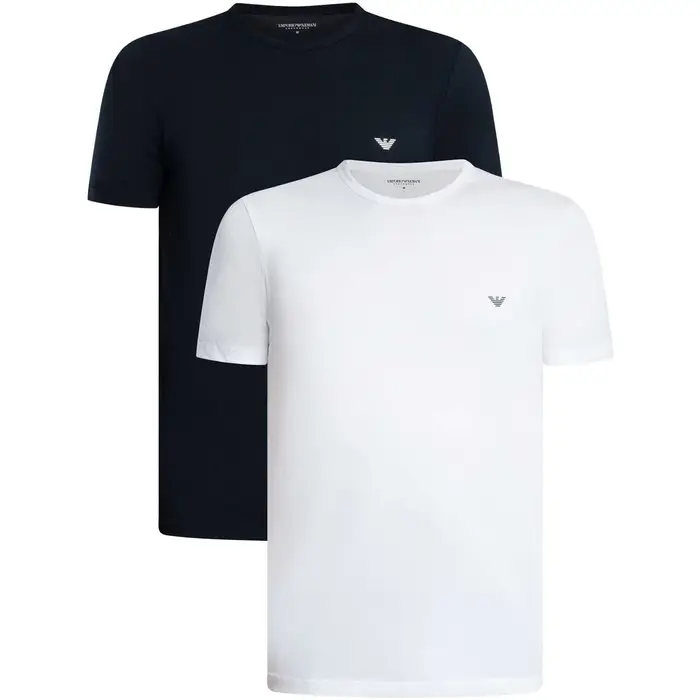 Emporio Armani Pigiami / camicie da notte Confezione da 2 T-shirt Lounge Crew Regular Multicolore