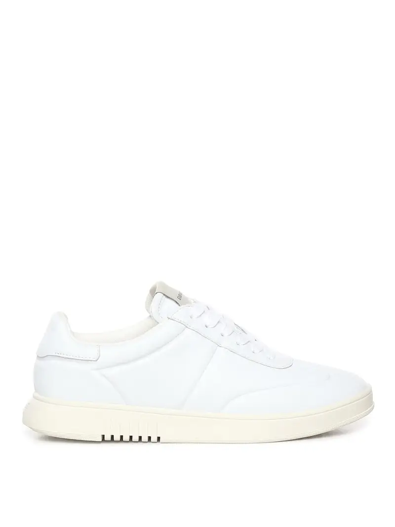 Emporio Armani Sneaker In Pelle Con Logo Bianco