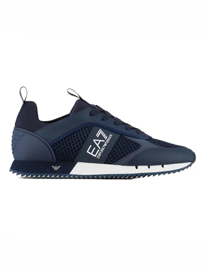 sneakers lifestyle in rete ea7 blu