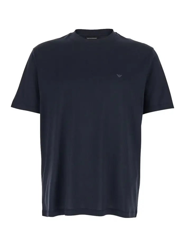 Emporio Armani T-shirt con logo Blu