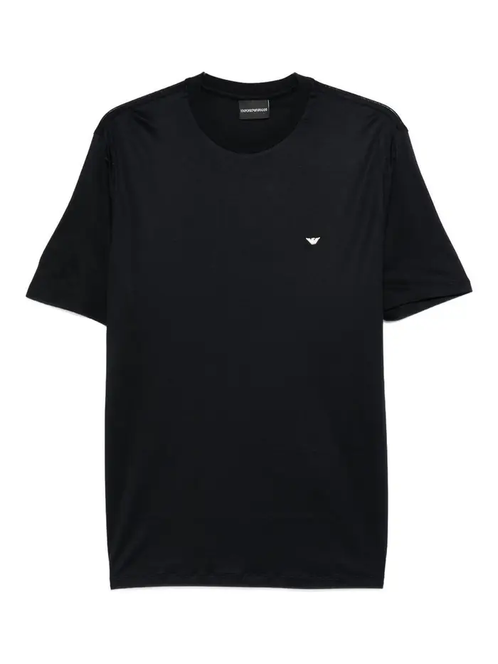 Emporio Armani T-shirt in misto cotone Blu