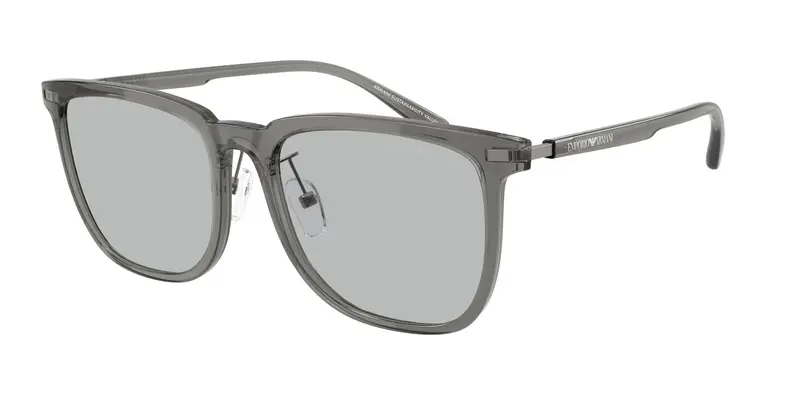 Emporio Armani Unisex EA4255D 502987 Occhiali da sole Iniettato Grigio Grigio Geometrica Normale