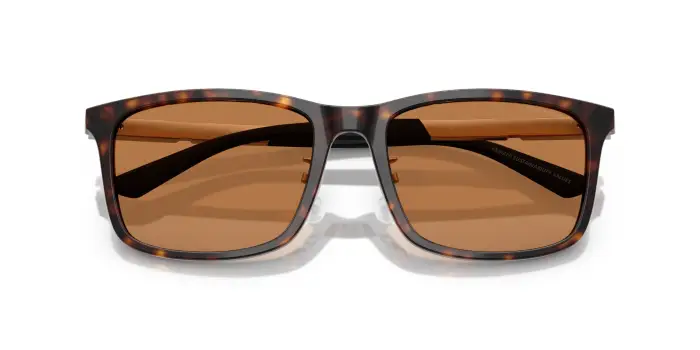 Emporio Armani Uomo EA4241D 502673 Occhiali da sole Acetato Tartaruga Marrone Squadrata Normale