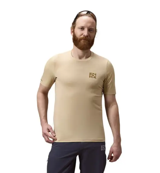 Endura Alltrack Ride S Tech Tee - maglia ciclismo - uomo Beige