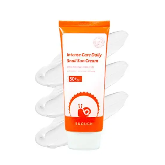 ENOUGH ABBASTANZA NUOVO Crema solare per lumache giornaliera Intense Care 70ml (3 tipo) #1pcs
