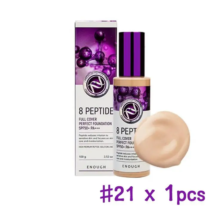 Fondotinta perfetto a copertura totale con 8 peptidi abbastanza premium 100 g (9 opzioni) 21