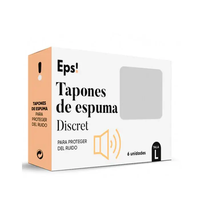 Eps Tappi per le orecchie in schiuma Discreti 6 unità