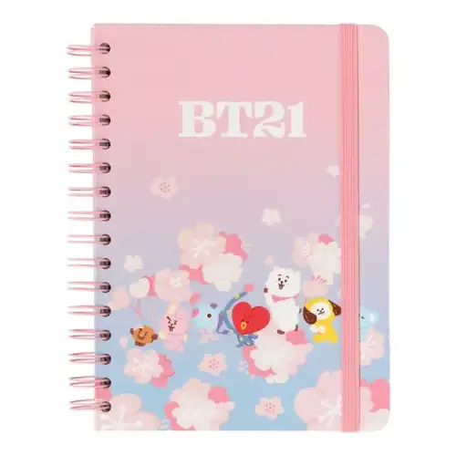 Erik Blocco note BT21 Sakura A5 Rose