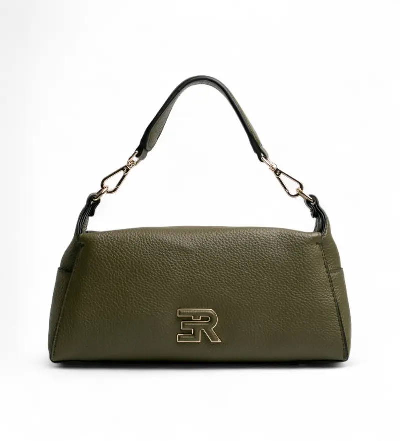 Ermanno Firenze per donna. 12402015 Borsa verde Victoria (OSFA), Casual, Poliuretano