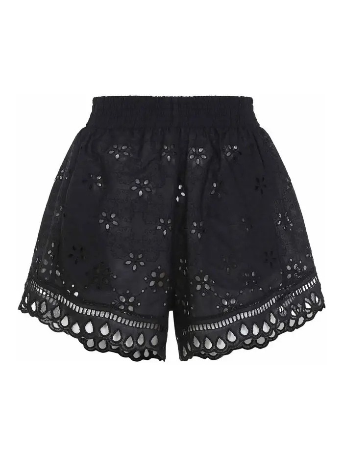 Ermanno Scervino Bermuda in cotone Nero