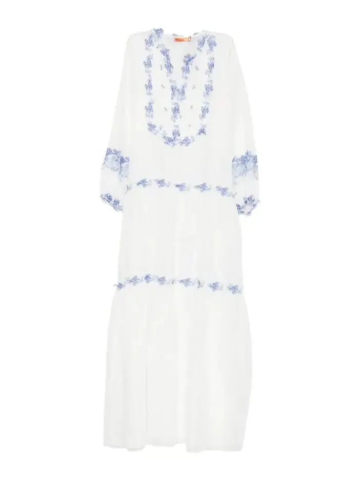 Ermanno Scervino Caftano lungo Multicolore