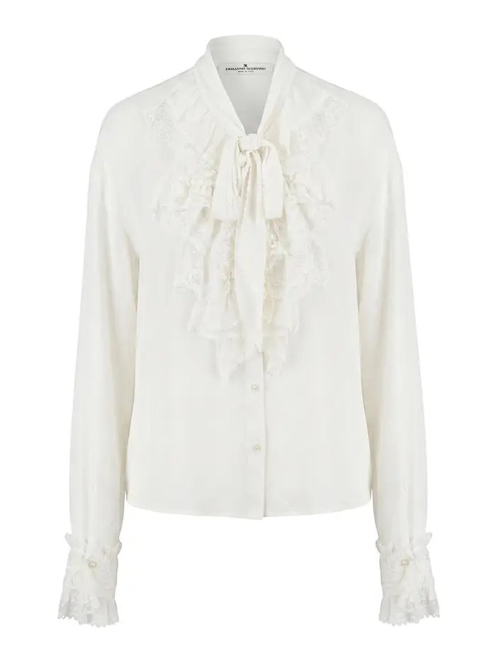 Ermanno Scervino Camicia Bianco
