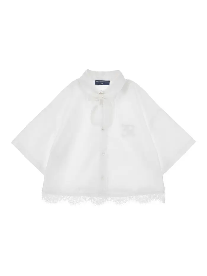Camicia Crop Bianco