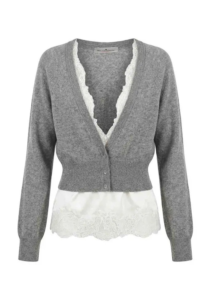 Ermanno Scervino Cardigan Grigio