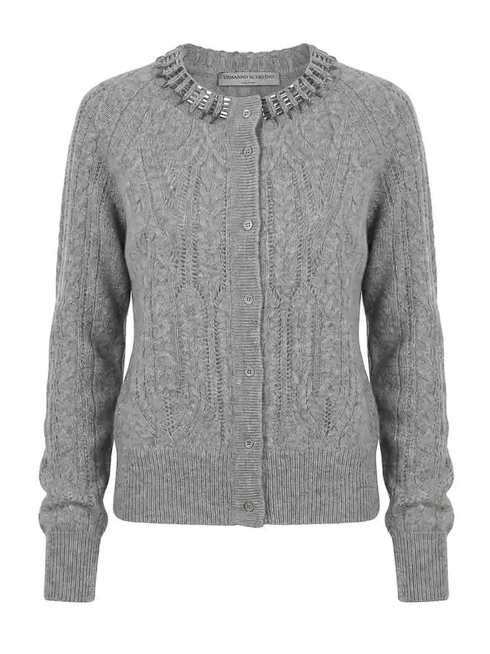 Ermanno Scervino Cardigan Grigio