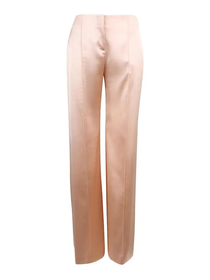 Ermanno Scervino Pantaloni svasati in viscosa Rosa