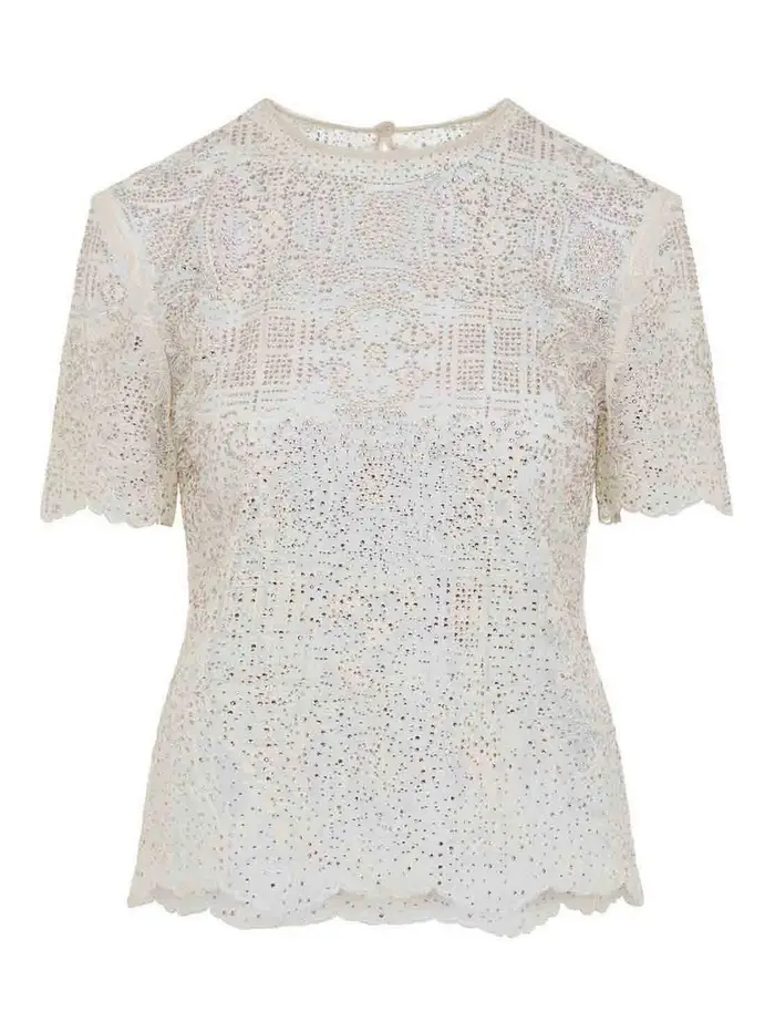 Ermanno Scervino Top Bianco