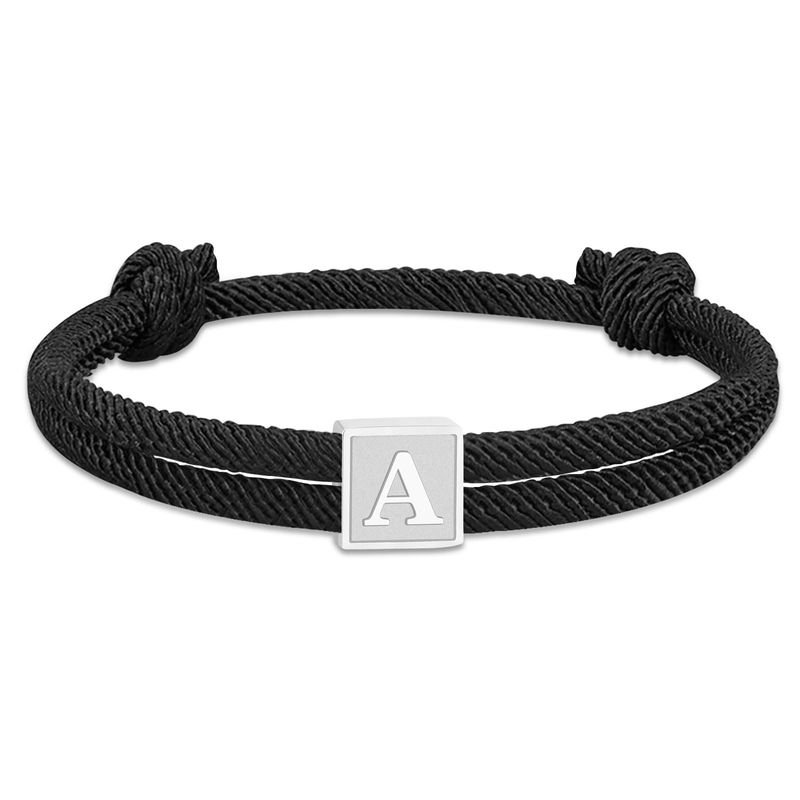 Esmoly Bracciale Uomo Corda Intrecciata