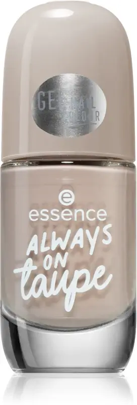 Essence cosmetics Gel Unghie Color Smalto 37 Always On taupe 8ml