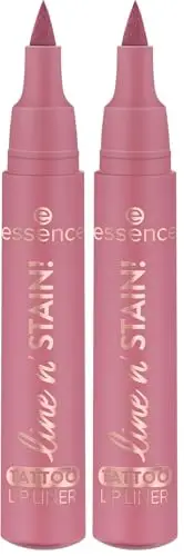 essence Cosmetics Line N' Stain Tattoo Lip Liner, Lunga Durata, Definizione, Effetto Colorante, Colore Intenso, 2.5 ml