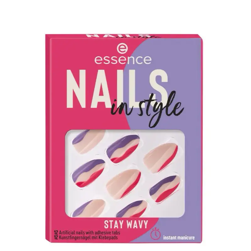 Essence cosmetics Unghie In Style Unghie Artificiali Stay Wavy 12 U